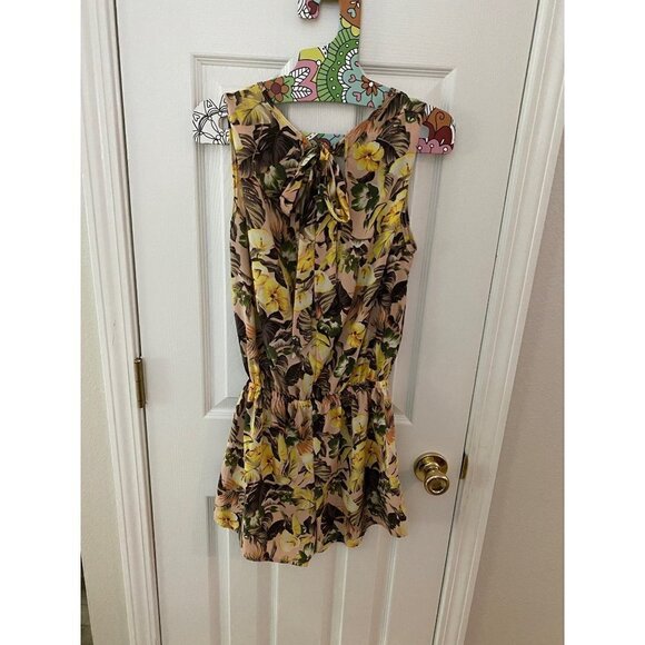 Shasa Tropical Floral Romper Size S - Picture 3 of 4